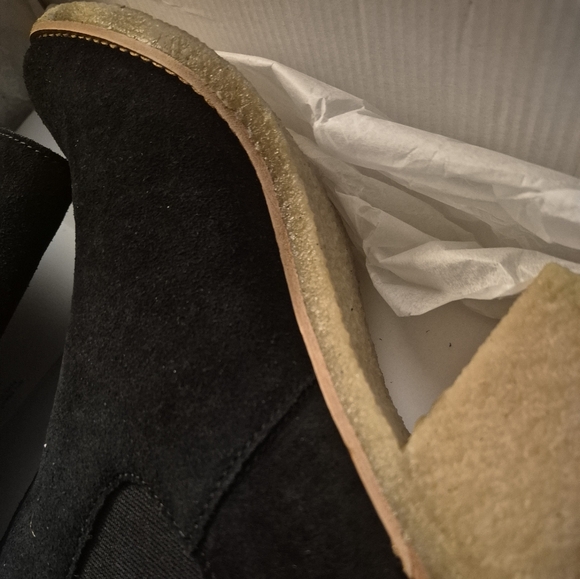 Lauren Ralph Lauren | Black Suede Marainna Chelsea Boot NWT Size 9 & 5 - Picture 8 of 16